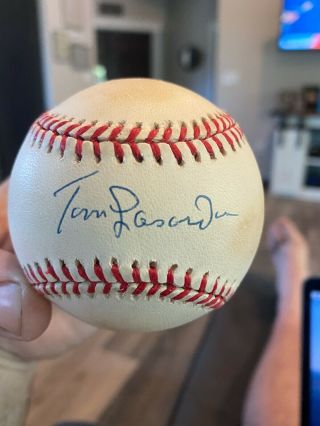 Tommy Lasorda Signed Auto Autographed Ball 2x Nl Moy " Ws Champ 81,  88 " La Dodgers