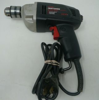 Vintage Sears Craftsman 1/2 " Electric Drill Model No 315.  101280 Variable Speed