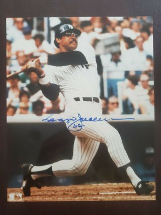 Reggie Jackson Yankees Autographed 8x10 Photo