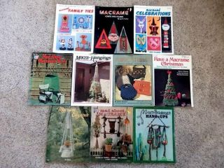 10 Vintage Macrame Pattern Books
