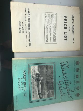 VERY GOOD SCARCE VINTAGE HARDY ANGLERS GUIDE 59th Edition 1952 2