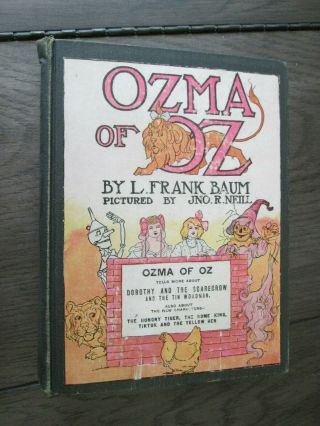 Ozma Of Oz L Frank Baum Color Plates