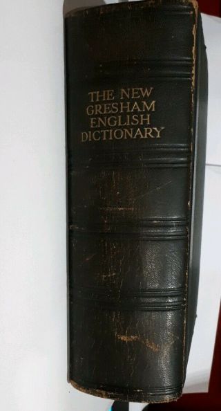 The Gresham English Dictionary Of The English Language 1930