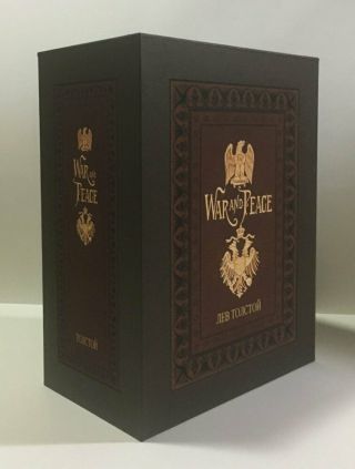 Custom Slipcase - Leo Tolstoy - War And Peace Listed For J.  Blake Only