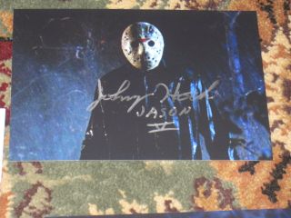 Actor Johnny Hock Signed 4x6 Photo Friday The 13th Part V Jason Autograph 1a