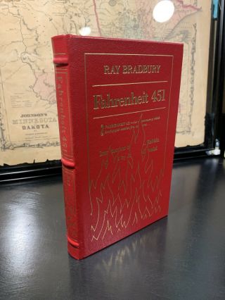 Fahrenheit 451 By Ray Bradbury Easton Press Leather Vg