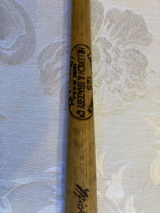 Vintage Early 1960’s Mickey Mantle NY Yankees Louisville Slugger Mini Bat 16 In 3