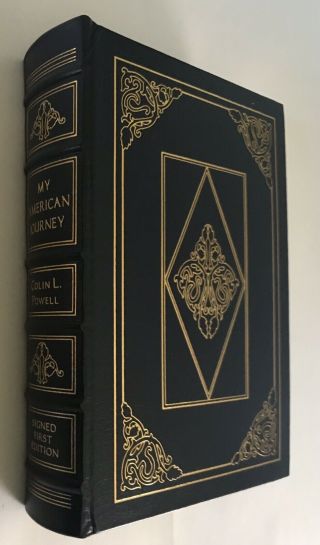 Easton Press General Colin Powell My American Journey Signed First Leather 1995