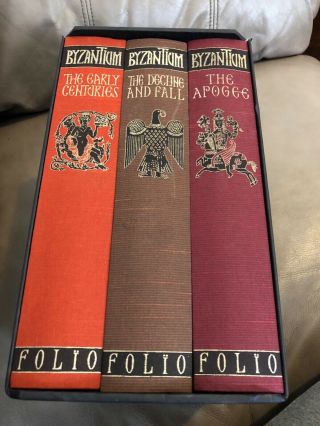 Folio Society Byzantium Boxed Set John Julian Norwich 3 Vol