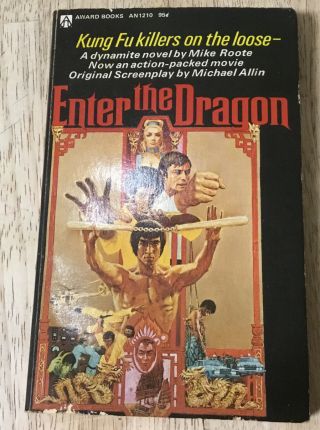 Vintage Enter The Dragon Bruce Lee - Film Tie - In 1973 1st Edition Very Rare