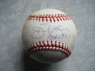 Jim Palmer Signed Autographed Ball Baltimore Orioles Hof 90