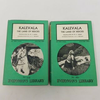 Kalevala Land Of Heroes In 2 Volumes (everymans Library,  259 260,  1966,  English)