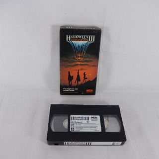 Vintage Halloween Iii Season Of The Witch Horror Vhs Tape Mca Home Video