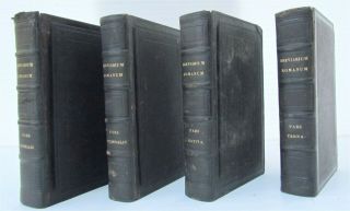 1843 4 Volumes Brevarium Romanum In Latin Leather Binding Antique Roman Breviary