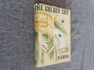 1965 First Edition - The Man With Thew Golden Gun - Ian Fleming - 1st Print Bond