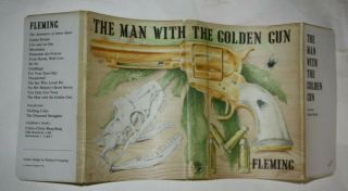 The Man with the Golden Gun 1st/1st Ian Fleming James Bond FIRST Edition DW VG, 3