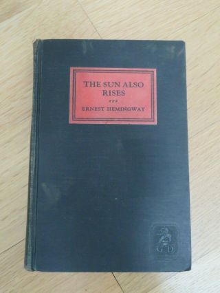 The Sun Also Rises By Ernest Hemingway;1926; P.  169 " Down - Staris " Misprint