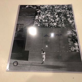Willie Mays Signed 8x10 Photo “the Catch” Autographed Say Hey Authenticated