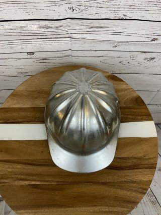 Vintage Superlite Fibre - Metal Aluminum Hard Hat Government Mine Safety Helmet