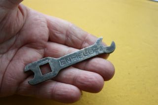 Vintage Royal Enfield Motorcycle Spanner Wrench Vgc Part Of Classic Tool Kit