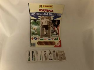 Vintage Panini Football 1920 - 1990 The All Greats Album And Stickers