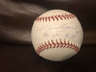 Kevin Mitchell Tristar Authenticated Autographed Signed Mlb Baseball W/ Inscrip.