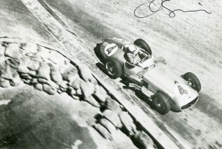 Andre Simon Autograph French Ferrari F1 Driver 1951 - 57,  Photo Signed