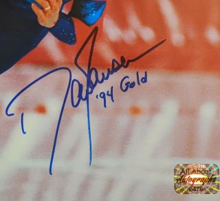 Dan Jansen Olympic Gold Medalist Autographed 8x10 Photo w/ AAA 2