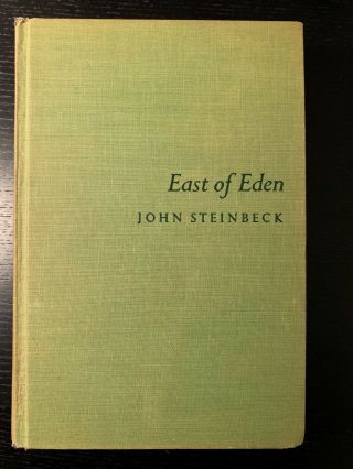 East Of Eden By John Steinbeck 1st Edition 3rd Printing,  1952,  Without Error