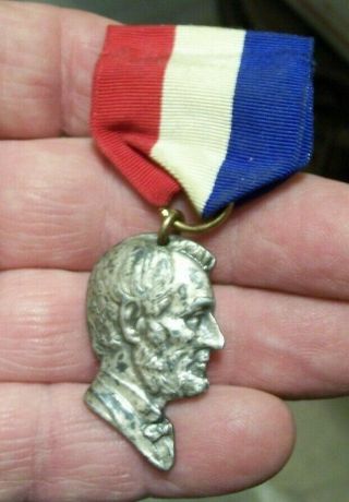 Vintage Souvenir Medal From Abraham Lincoln 