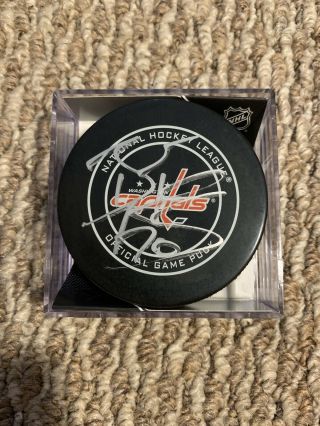Braden Holtby Washington Capitals Autographed Signed Official Game Puck