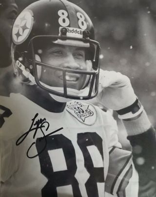Lynn Swann Pittsburgh Steelers Signed Autograph 8x10 Black & White Photo