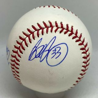 MLB Stars 8x Multi Signed Baseball w/ Bobby Abreu Ron Darling Teufel,  JSA 3