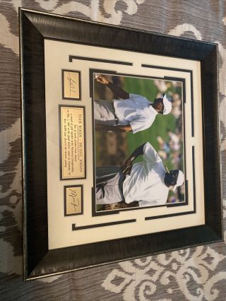 Tiger Woods And Michael Jordan Signed Photo