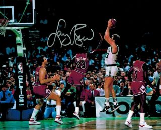 Larry Bird Autographed Signed 8x10 Photo Print Nba Hof Boston Celtics Reprint