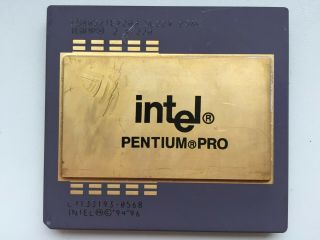 Intel Pentium Pro 200mhz Sl22v,  Kb80521ex200,  Vintage Cpu,  Top Cond