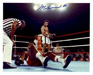 Muhammad Ali Larry Holmes Autograph Reprint 8 X 10 Photo Boxing F1