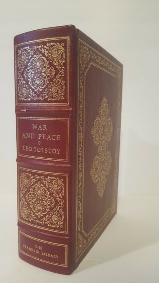 The Franklin Library Limited 100 Greatest War And Peace Leo Tolstoy