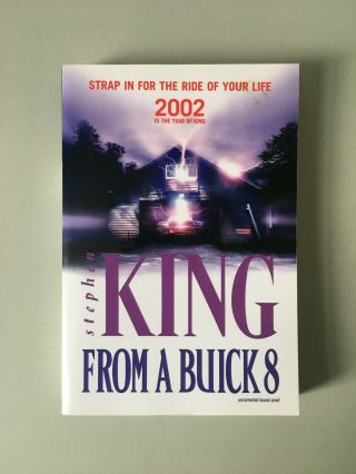 From A Buick 8 By Stephen King Arc / Uncorrected Bound Proof (uk Edition)