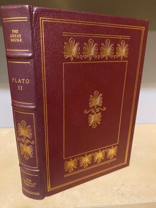 Franklin Library The Of Plato Vol 2 Books Of The Western World
