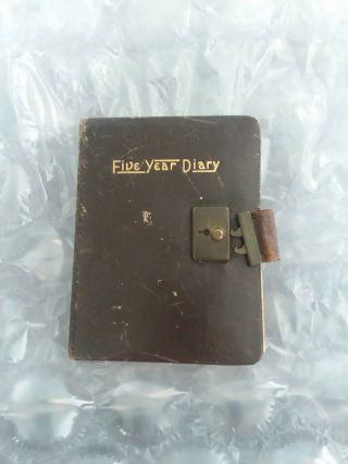 Vintage Five Year Personal Diary - 1949 - 1953 Some Blank Pages