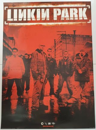 Linkin Park 2002 Large Poster Vintage Chester Bennington Rap Nu Metal