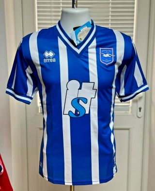 Brighton & Hove Albion Football Shirt 2010 Vintage Errea Soccer Jersey Top Bnib