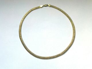 Vintage Milor.  925 Sterling Silver Gold Vermeil Necklace