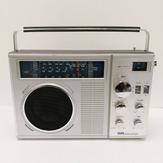 Vtg Sears Sr 2400 Series Multiband Portable Radio Model 472.  24110 250