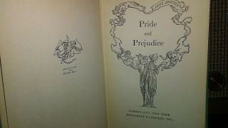 1945 First Edition PRIDE and PREJUDICE by JANE AUSTEN Illustrated by ROBERT BALL 2