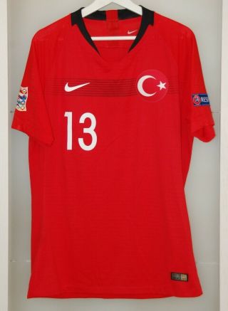 Match Worn Shirt Turkey National Team Nations League Trance Lille