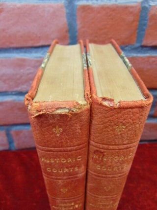 Historic Courts MARIE ANTOINETTE Leather 2 Vol Book Set 206/1000 Limited Ed 2