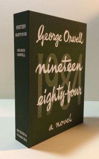 Custom Slipcase George Orwell - Nineteen Eighty Four 1st Edition / 1st Printing