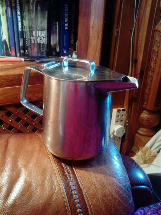 Vintage Stainless Steel Teapot By Robert Welch